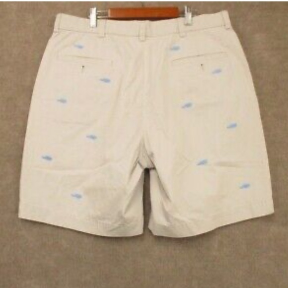 Brooks Brothers | Khaki Shorts w Embroidered Whales - Picture 12 of 14